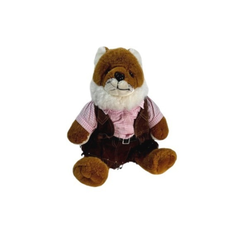 Bear Mill Plush Brown Bear Cowboy Outfit Stuffed Animal Toy‎ Western